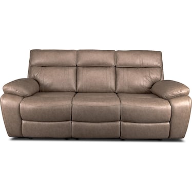 HAZELNUT RECLINING SOFA