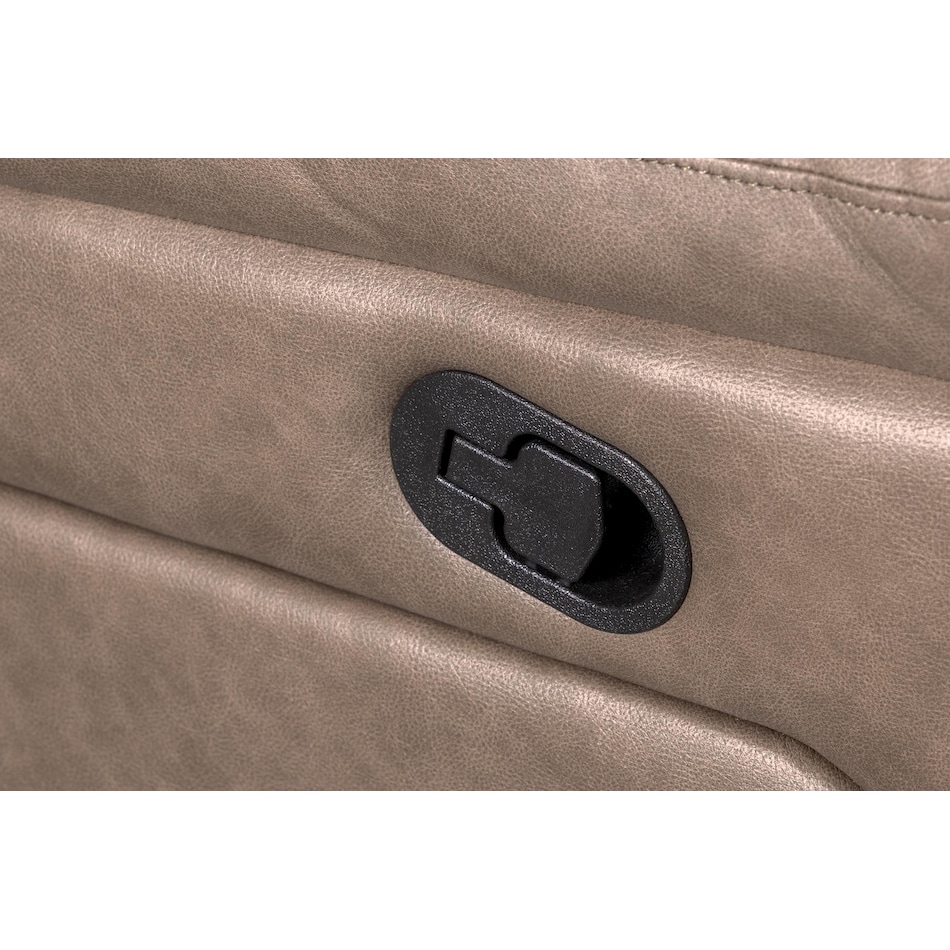 hazelnut stokes toffee reclining sofa   