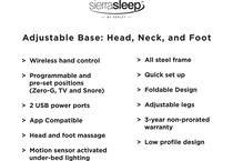 head foot model best black adjustable base king   