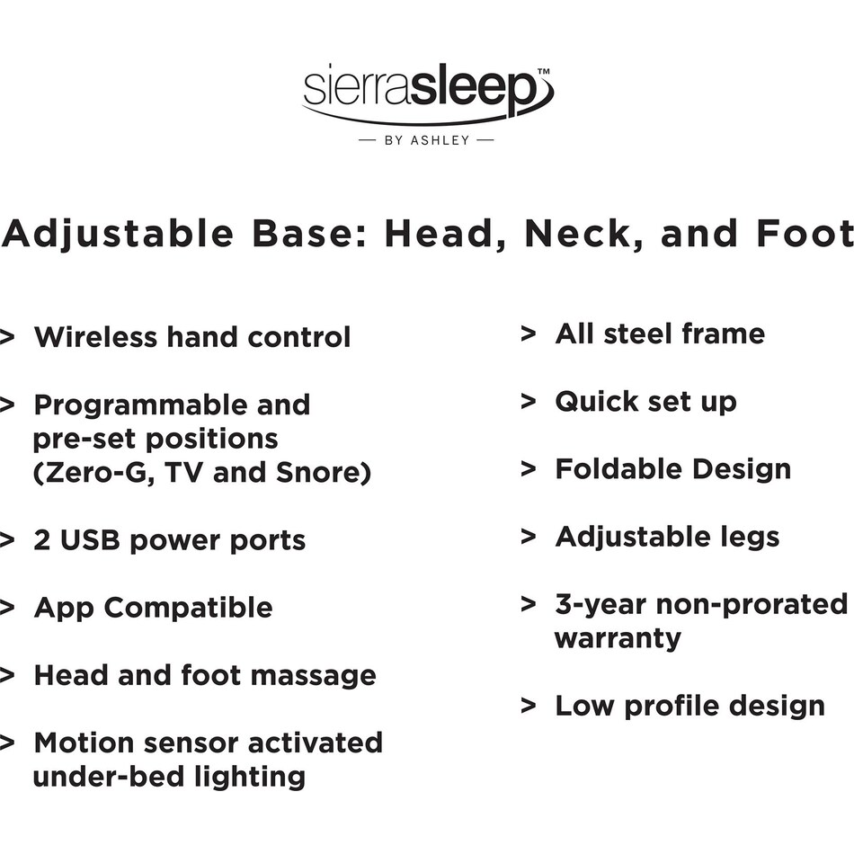 head foot model best black adjustable base king   