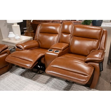 HEALY PEIR POWER RECLINING LOVESEAT WITH CONSOLE