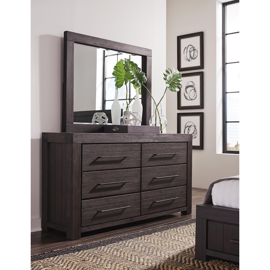 heather dark grey dresser   