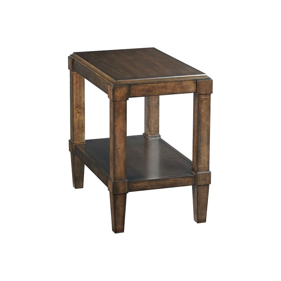 helensburgh brown chairside table   