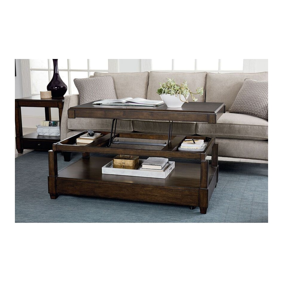helensburgh brown cktl tbl castered lift top    