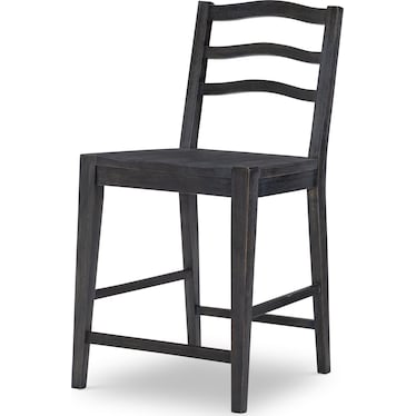 HENSLEY COUNTER HEIGHT LADDER BACK CHAIR