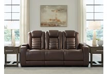 high impact power leather reclining sofa   