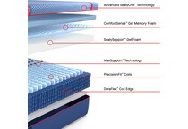 high point ii hybrid firm mattress cal king   