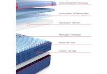 high point ii hybrid firm mattress cal king   