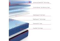 high point ii hybrid medium mattress cal king   