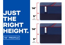 high point ii hybrid soft mattress cal king   