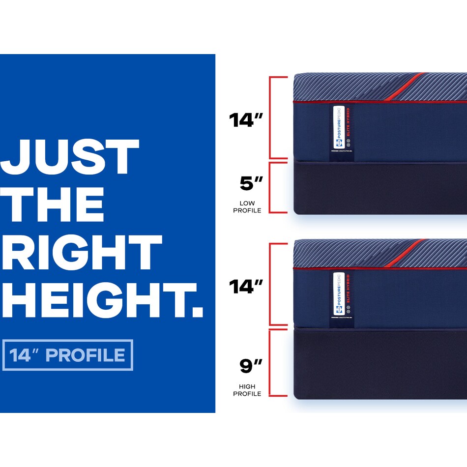 high point ii hybrid soft mattress cal king   