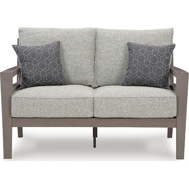 HILLSIDE BARN OUTDOOR LOVESEAT WITH CUSHION