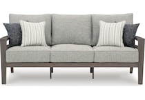 hillside bern gray brown sofa   