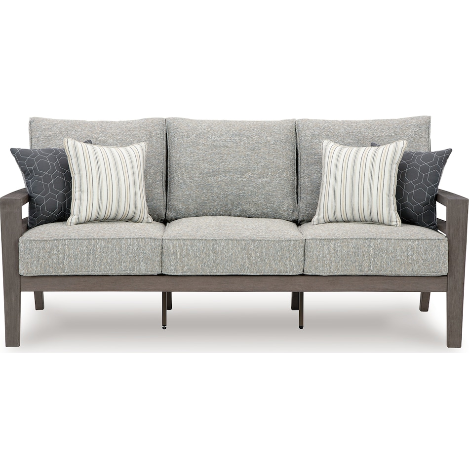 hillside bern gray brown sofa   