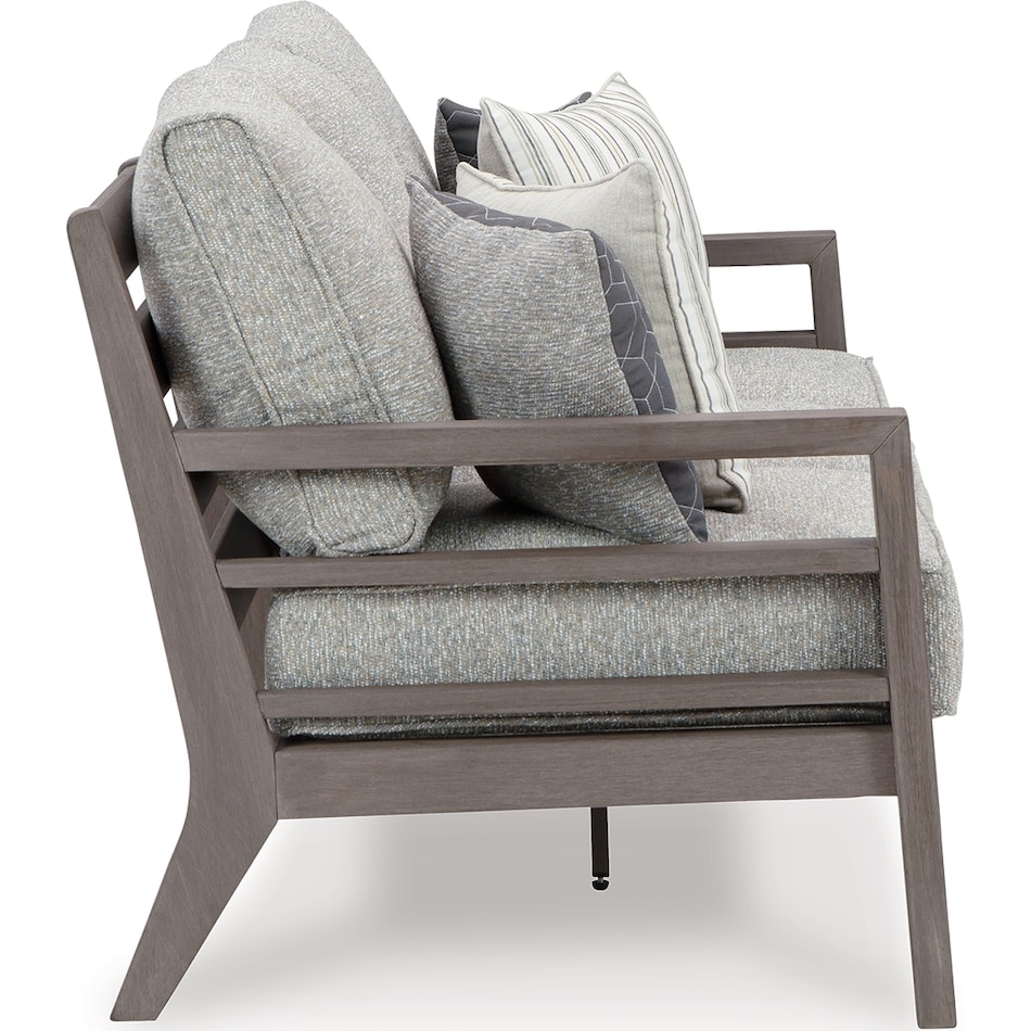 hillside bern gray brown sofa   