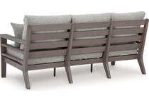 hillside bern gray brown sofa   