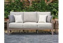 hillside bern gray brown sofa   