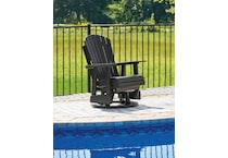 hilton black swivel chair   