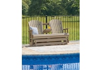 hilton driftwood loveseat   