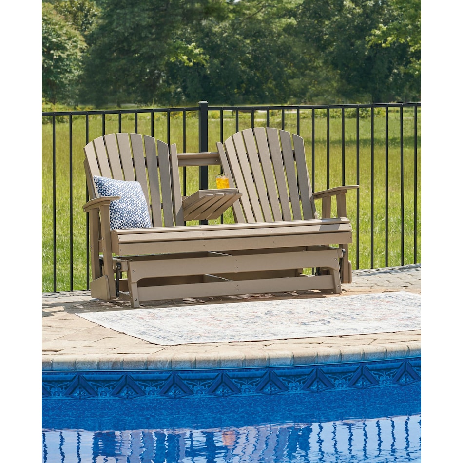 hilton driftwood loveseat   