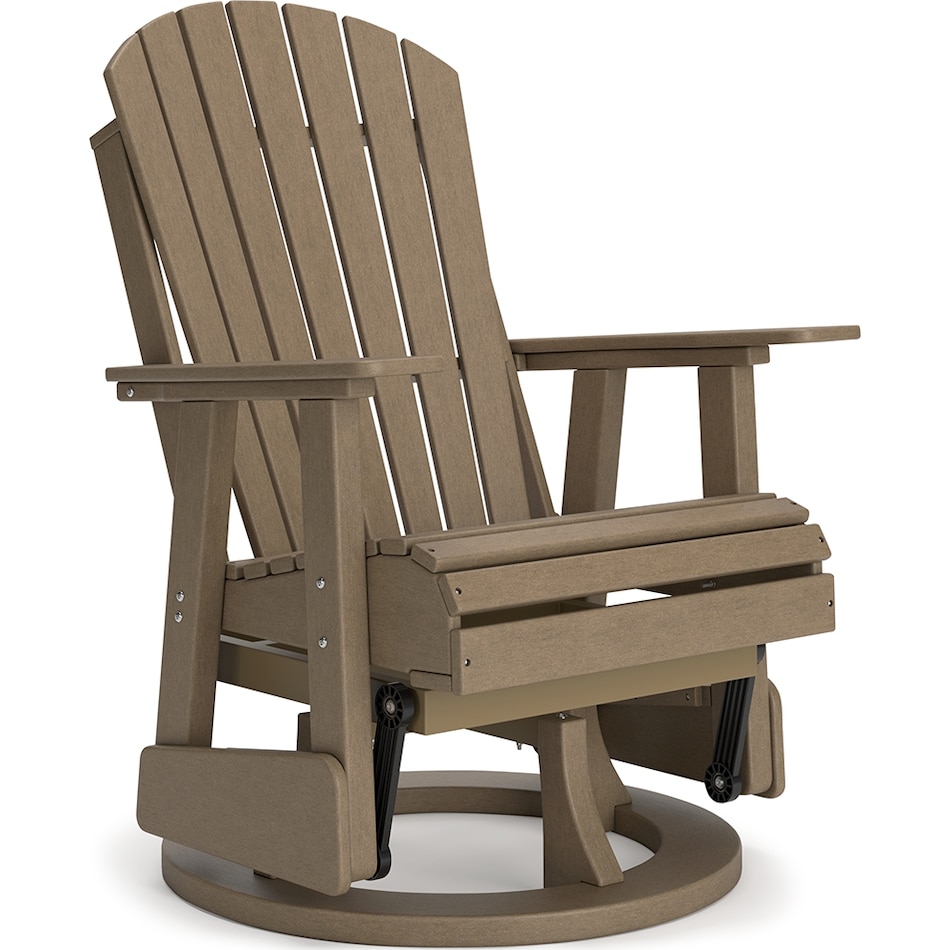 hilton driftwood swivel chair   