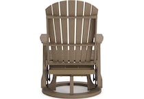 hilton driftwood swivel chair   