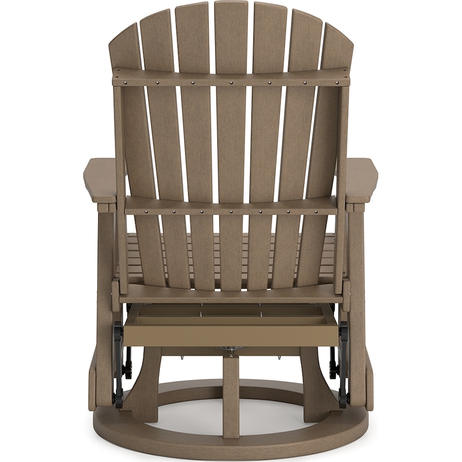 hilton driftwood swivel chair   