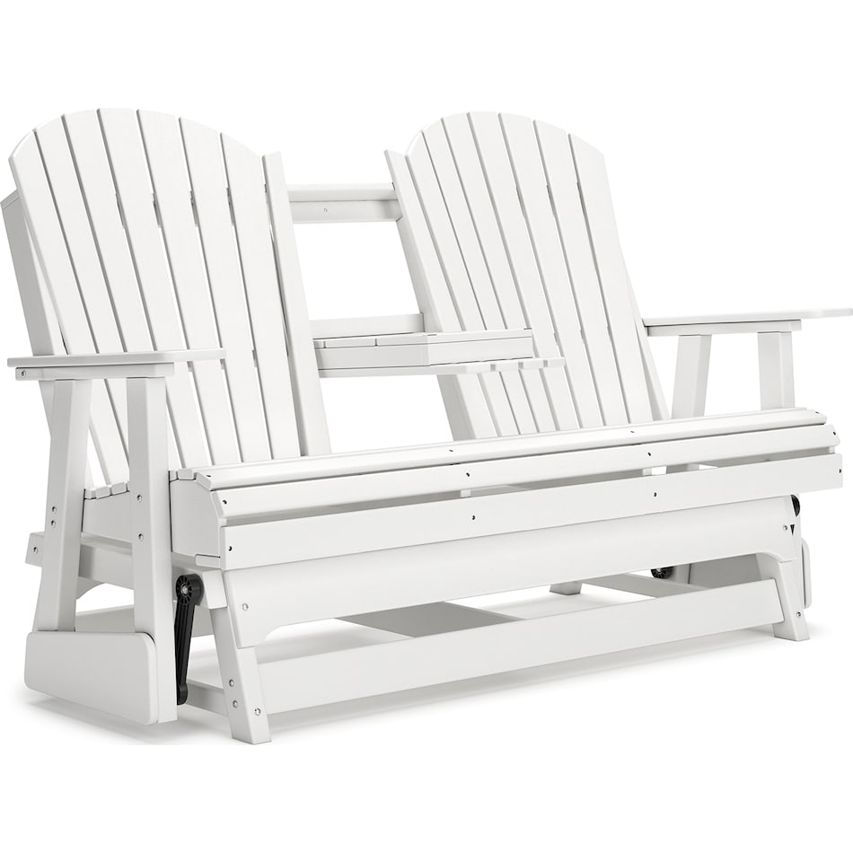 hilton white loveseat   