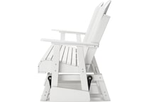 hilton white loveseat   