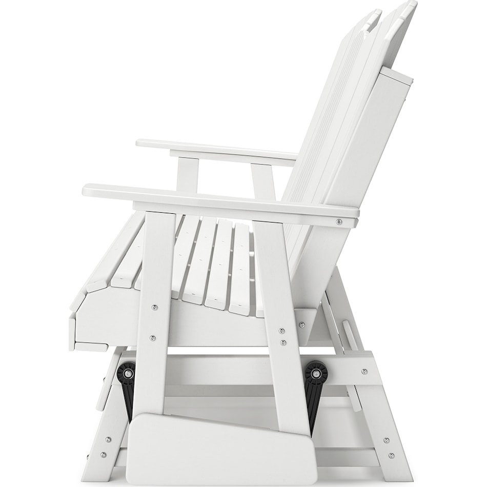 hilton white loveseat   