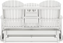 hilton white loveseat   