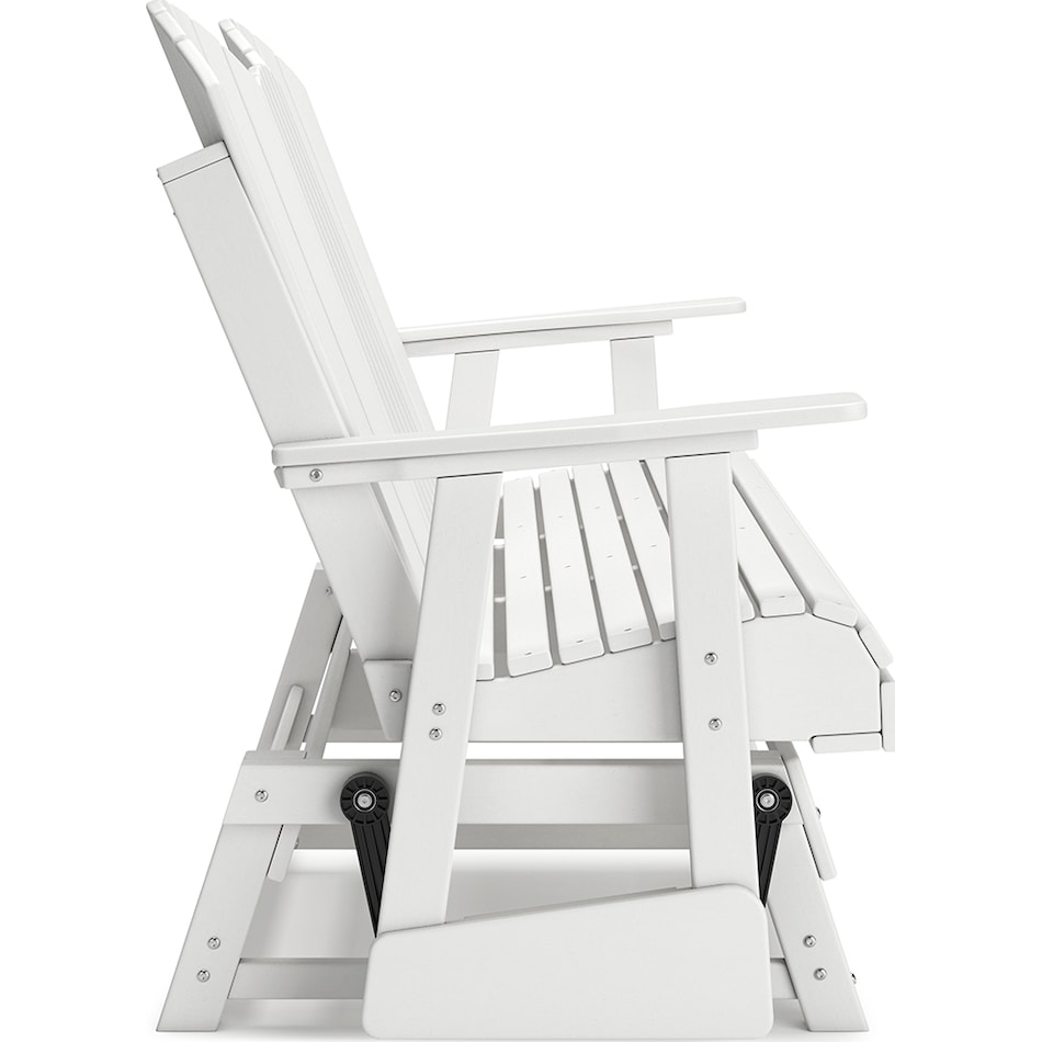 hilton white loveseat   