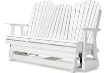 hilton white loveseat   