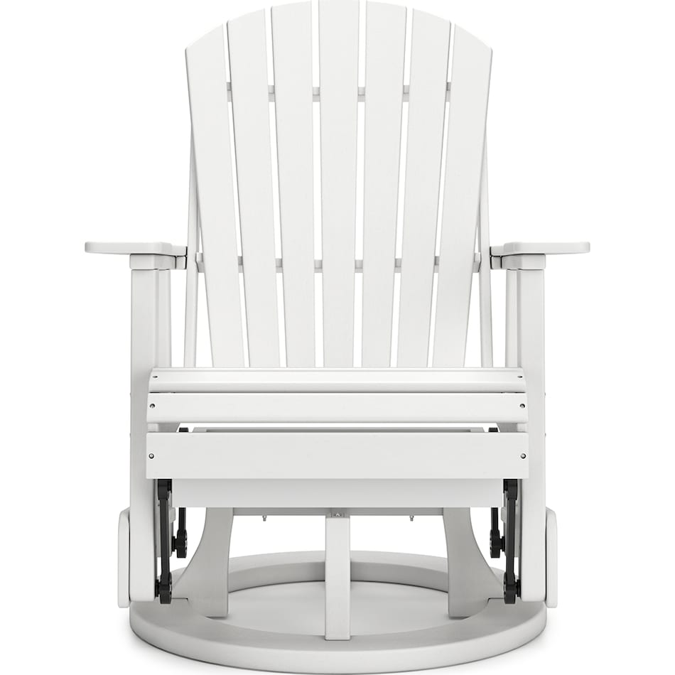 hilton white swivel chair   