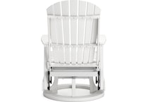 hilton white swivel chair   