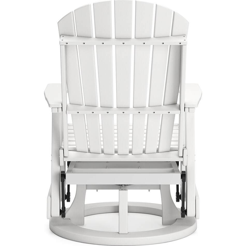 hilton white swivel chair   