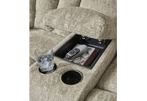 hindmarsh stone power reclining console loveseat   