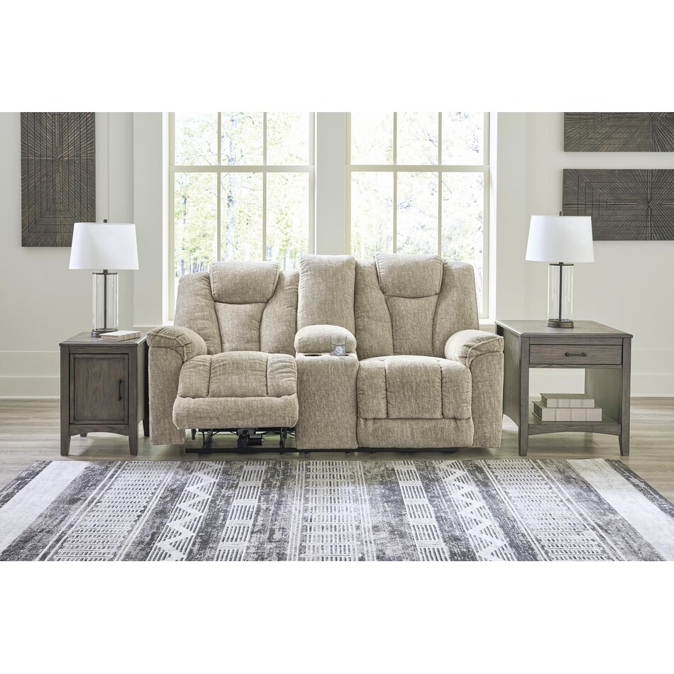 hindmarsh stone power reclining console loveseat   