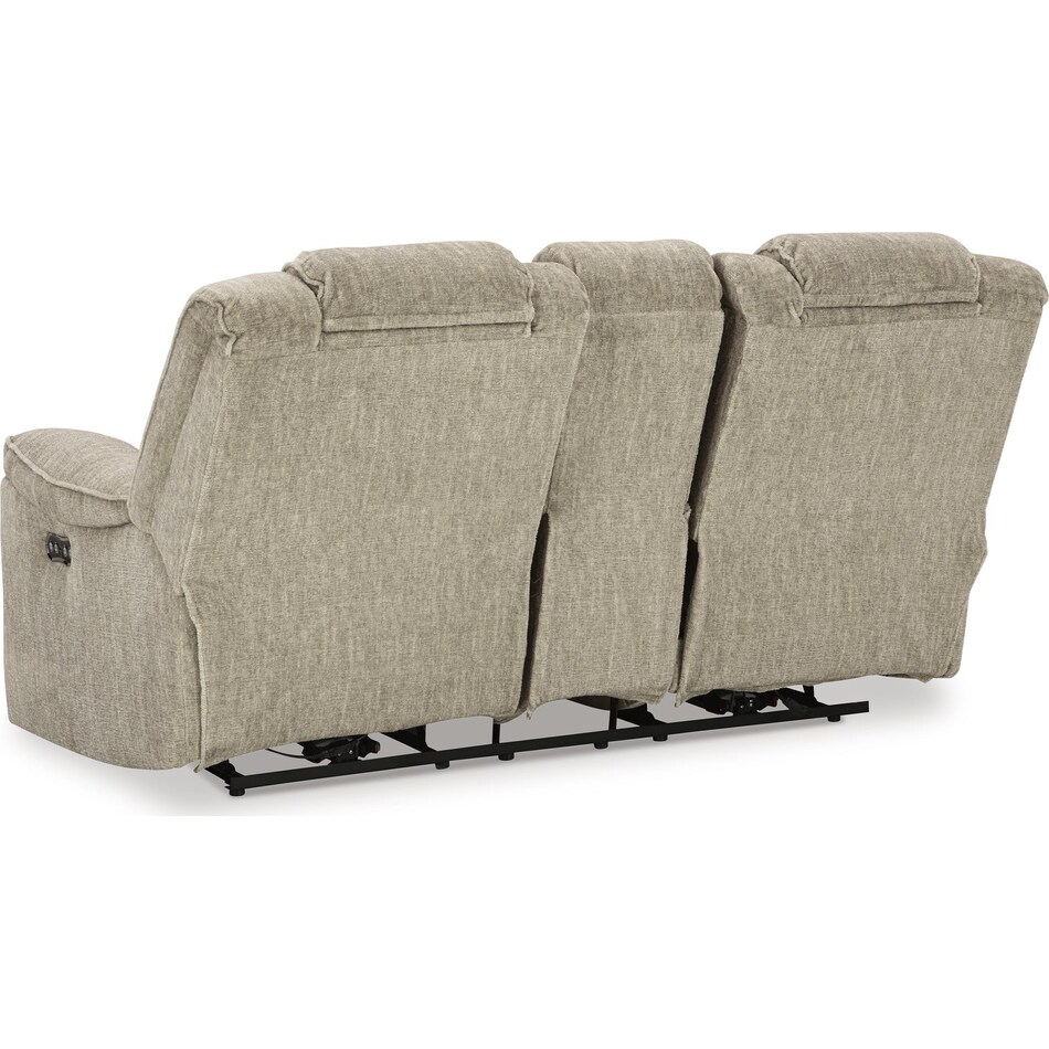 hindmarsh stone power reclining console loveseat   