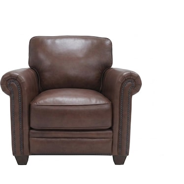 HOBSON LEATHER CHAIR