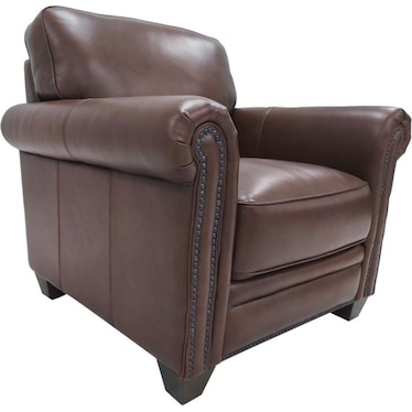 HOBSON LEATHER CHAIR