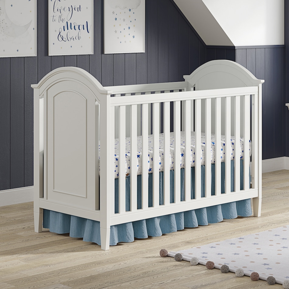 holden white crib   