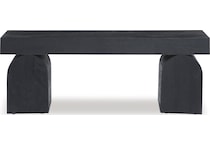 holgrove black accent bench   