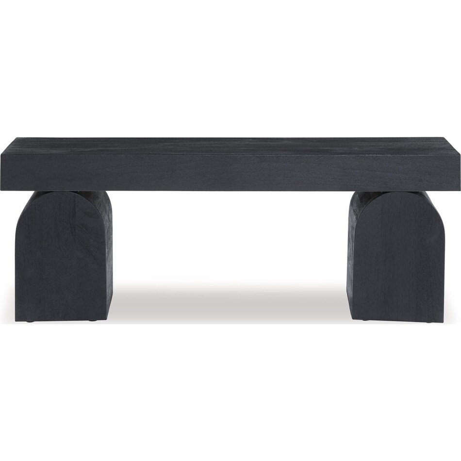 holgrove black accent bench   
