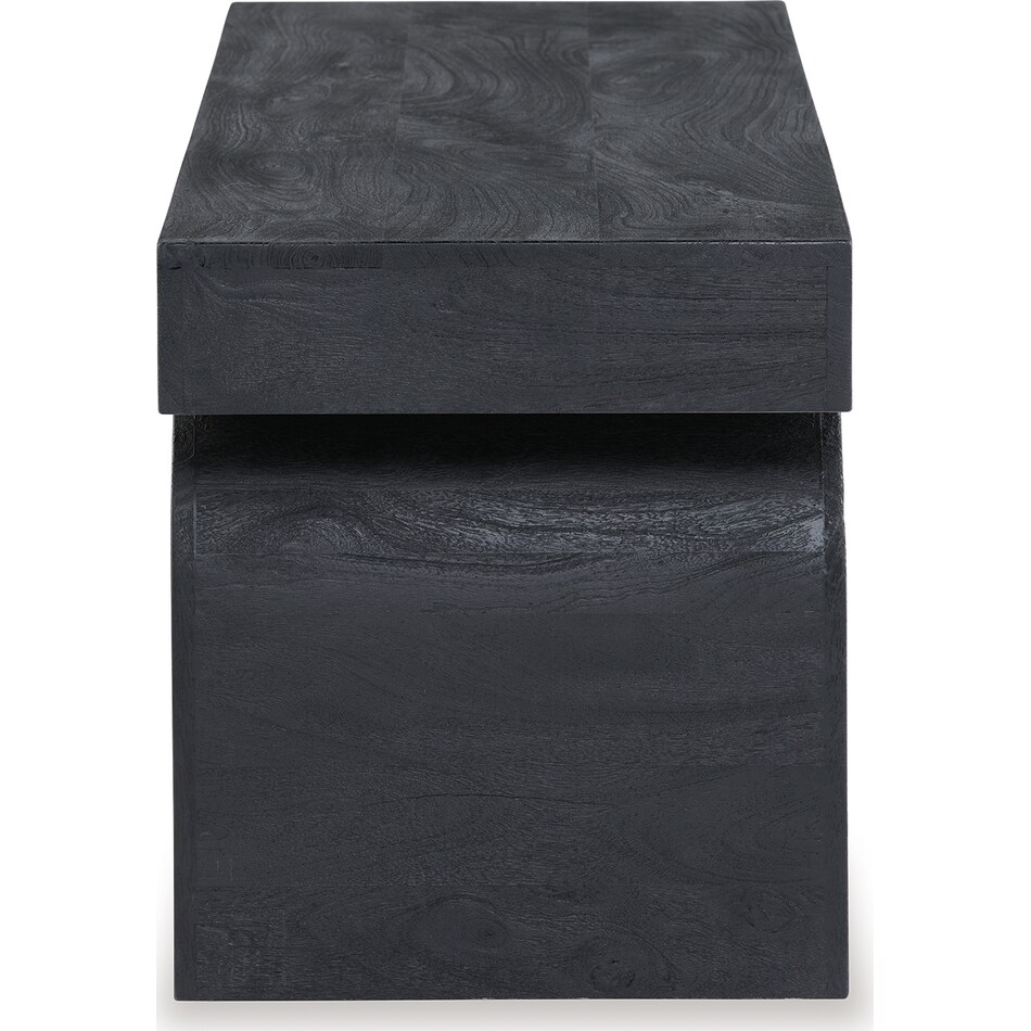 holgrove black accent bench   