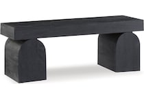 holgrove black accent bench   