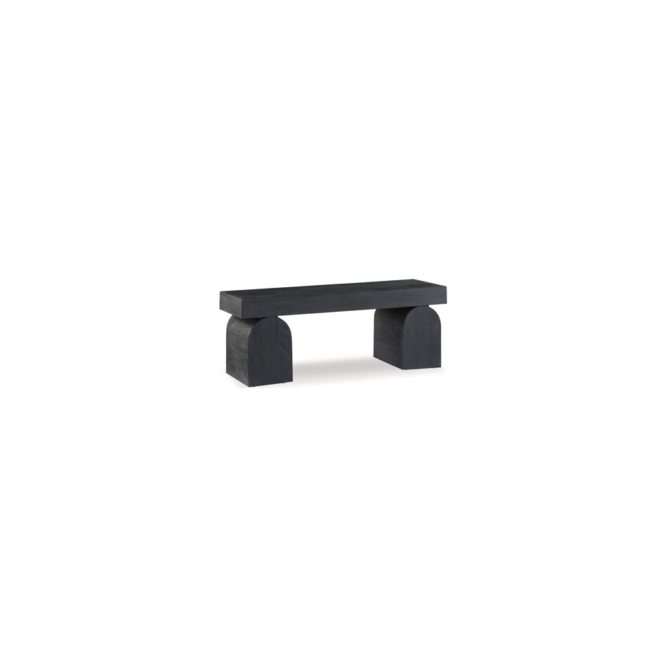holgrove black accent bench   