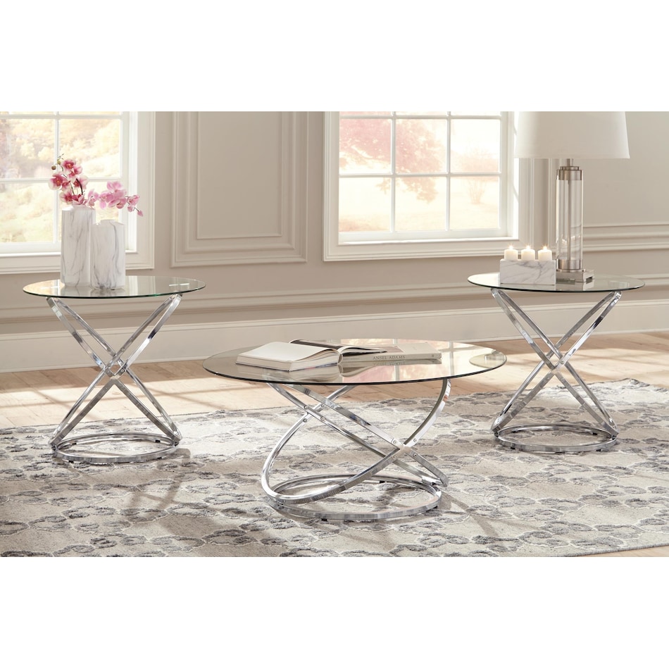 hollynx metallic  pack tables   