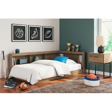 DEANLOW BOOKCASE BED