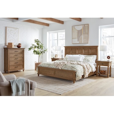 HALLIE PANEL BED